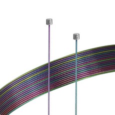 Chooee Pro Slick 시마노/SRAM용 자전거 변속기 케이블 기어 케이블 1.2X 3500mm MTB 및 로드 바이크용 무지개 1개, 기어 케이블-2100-1개