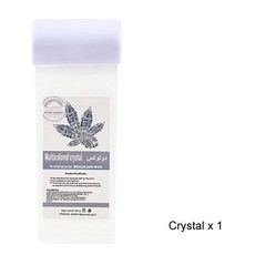 컴팩트 가정용 왁스 워머기 핫 롤온 왁스 키트 히터 포함 - 남녀공용 제모 카트리지 바디 페이스용 크림 워머 세트, 1)072-Crystal