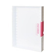 사무실 대학교 학원 A4 반투명 파일케이스 대형 FC03 _20260101EA, 그레이