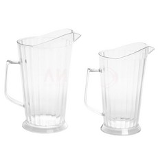 업소용 손잡이있는 냉수 물통 생맥주피쳐통 축제용 칵테일 얼음물용 피쳐잔 음식점 맥주통, 1800cc (CG64565), 1개