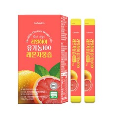 유기농 레몬자몽즙 장건강 다이어트 식이섬유 첨가물제로 NFC 착즙원액, 14개, 15g