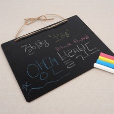 행복한쇼핑 걸이형 소형 양면 블랙보드 블랙칠판