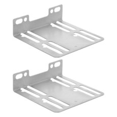 POPETPOP 안전한 더블 딘 라디오 설치를 위한 아이언 브래킷 키트 2개 호환 내비게이션 쉬운 설치 움직임 방지 414321, POPETPOP 안전한 더블 딘 라디오 설치를 위한 아