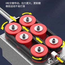 穿線機 電工穿線機 放電線 拉電線神器 自動引線 電纜線埋線機 電動穿線器, 1個, 無刷全銅電機（10節電池款）,15米引線裸機無配件