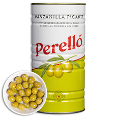 페렐로 만자닐라 피칸테 올리브 대용량 캔(통조림), 1개, 1.44kg