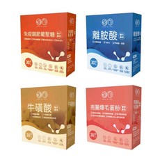 GOMO PET FOOD 寵物貓犬專用離胺酸/牛磺酸/爆毛蛋粉/葡聚糖 2公克/包 30包入, 1個, 離胺酸,一盒
