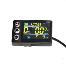 EVFITING 전기 자전거 LCD 화면 컨트롤러 디스플레이 24 V 36 48 60V S866 GT-100 M5 SW900 S5, 09 S866 Color screen