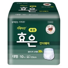 효은 성인용기저귀 요실금 팬티기저귀 언더웨어 대형 (10매 X 8팩), 1박스, 80매입
