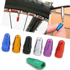 자전거용품 프레스타 자전거 밸브캡 자전거튜브캡, 티타튬색캡