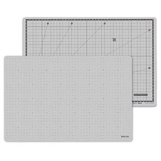 MORNSUN A1切割墊 雙面切割 PP環保無毒 公分格線 黑/灰/綠 符合台灣安全標準, 灰色