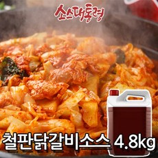 철판닭갈비소스 4.8kg, 1개