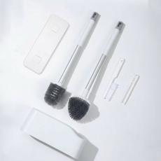 solen 4in1 욕실청소 변기솔 세트, 1세트, 화이트
