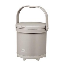 THERMOS 膳魔師 4.5L 不銹鋼真空燜燒提鍋 TCRA-4500/4501 燜燒鍋 悶燒鍋 保溫保冷, 橡實棕, 1個