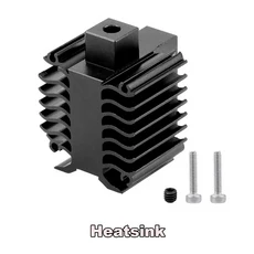 3d프린터부품 엔더 3 고속 올인원 통합 바이메탈 노즐 핫 키트 스 프 부품용, 02 Ender 3 V3 Heatsink, 1개