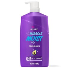 Aussie Miracle Moist 아보카도 및 호호바 오일 함유 파라벤 프리 컨디셔너 774.8ml26온스 139973, 1, 778ml