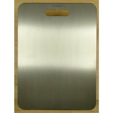 TIANDLIFE 輕量加厚鈦砧板 鈦板燒盤 迷你款 95%鈦合金無毒 戶外露營便攜 26.5x19.5CM, 1個, 迷你鈦砧板(26.5*19.5CM)