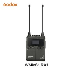 Godox-WMicS1 송신기 수신기 포함 UHF 무선 마이크 시스템 소니 니콘 캐논 dslr용 걱정없는 최대 100m, 01 WMicS1 RX1, 5.WMicS1 RX1
