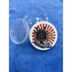 瑞師手作 直噴粉塞盒 粉餅盒 粉撲盒 誘餌盒 蝦粉盒, 1個, 白蓋武士