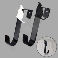 대목 블랙캣 도어행거 1P 욕실, 화이트