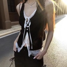 Yellwel 여름용 여성 매쉬 얇은 민소매 상의 투명 쉬폰 스타일 두피 드러내는 무슬림 나시 DJP