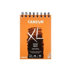 캔손 XL 크로키북 A3 A4 A5 90g 스프링 스케치북, A6, 1개