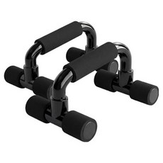 마메 홈트 가슴근육 운동 H형 스탠드 푸시업바 블랙, LE0001