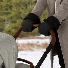 온더벨라 유모자장갑 보행보조기 롱핸드워머 방한 핸드머프, 1개, 블랙