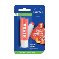 NIVEA 프루티 샤인 피치 립밤 1팩, 1개