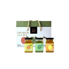제주도 벌꿀 댕유자 꿀차 댕유자청 250g, 제주 과일청 청귤 유자 한라봉 과일차 250g 3종세트