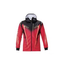 여름 낚시복 낚시바지 후드 자외선차단 아이스 긴팔 의류, 1개, 레드M