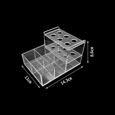 치과 아크릴 정리함 접착제 보관함 복합 주사기 재료용 송진 디스펜서 거치대 배치, [01] only box, 1개