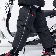 방한 기모 레그워머 무릎커버 오토바이용, 블랙-60