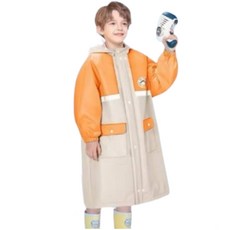 萱寶媽咪baby童裝館 兒童書包雨衣 加長款 輕便透氣 可拆卸帽簷