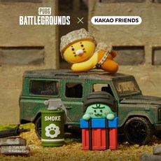 카카오프렌즈 배틀그라운드X카카오프렌즈 송풍구 피규어 프렌즈, NONE
