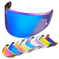 YMTSGEQ 새로운 K3용 교체용 헬멧 바이저 오토바이 쉴드 페이스 바이저 렌즈 AGV K3 DOT(E2206) 헬멧과 호환(투명) 70348, Revo 딥 블루