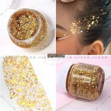 【開發票/統編】元旦兒童啫喱亮片發膠免膠水 舞台表演運動會閃粉 舞蹈寫真閃片 持久不脫落 派對 演出 妝容點綴神器 389990, 1個, 幻彩粉紅,150g