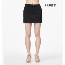 Wildland 荒野 女彈性快乾排汗抗UV功能褲裙 0A91343 54黑色 99深霧灰