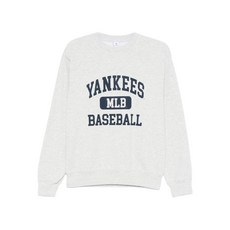 스포티앤리치 베이스볼 프린트 스웨트셔츠