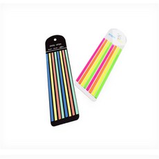 토탈셀링 형광 밑줄 스티커 얇은인덱스스티커, 파스텔혼합
