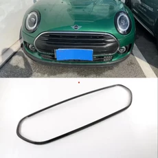 납품전문 BMW 미니 클럽맨 F54 2022-2023 수정 밝은 검정색 중간 메쉬 장식 스티커에 적합, 01 Carbon fiber 1PCS