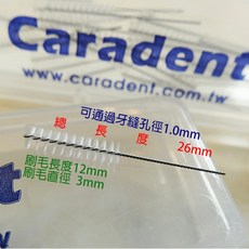 卡樂登 牙間刷 L Size 圓錐型 25支/盒, S, 25支, S