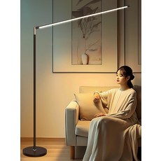스탠드조명 은은한 간접조명 거실 침실 플로어 인테리어 단스탠드 65자, 특대형 블랙 20W 따뜻한 조명