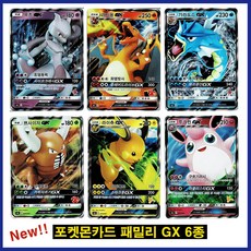 포켓몬카드 패밀리 GX카드 6종세트, 1개