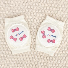 스타도어 유아용 러블리자수 메쉬 무릎보호대 2p, 리본, 1개