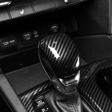 카스타 호환 싼타페 TM 기어봉 커버 카본 몰딩 실내 기스방지 튜닝 용품, 기어봉 카본 몰딩, 기어