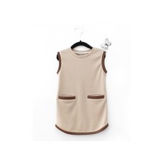 패션스타트 패턴인 P208 Vest 아동 조끼 베스트 옷 패턴 도안 옷본 아동복, 1개, 혼합