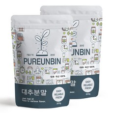 푸른빈 대추 가루 분말, 2개, 300g