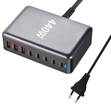 다양한 기기를 빠르게 충전할 수 있는 멀티포트 440W PD 충전기 USB C 충전기, 04 320W-EU, EU