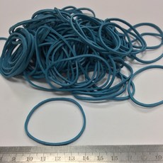 【HY】橡皮筋 No.18*1.5mm 文具禮盒包裝用 耐拉不斷 綑綁專用, 1個, 1公斤裝, 天空藍