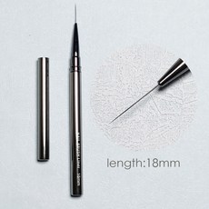 네일 아트 브러쉬 네일 파인 라이너 페인팅 프렌치 스트라이핑 아트 브러쉬 UV 젤 매니큐어 드로잉 도구, [18] Pattern 5